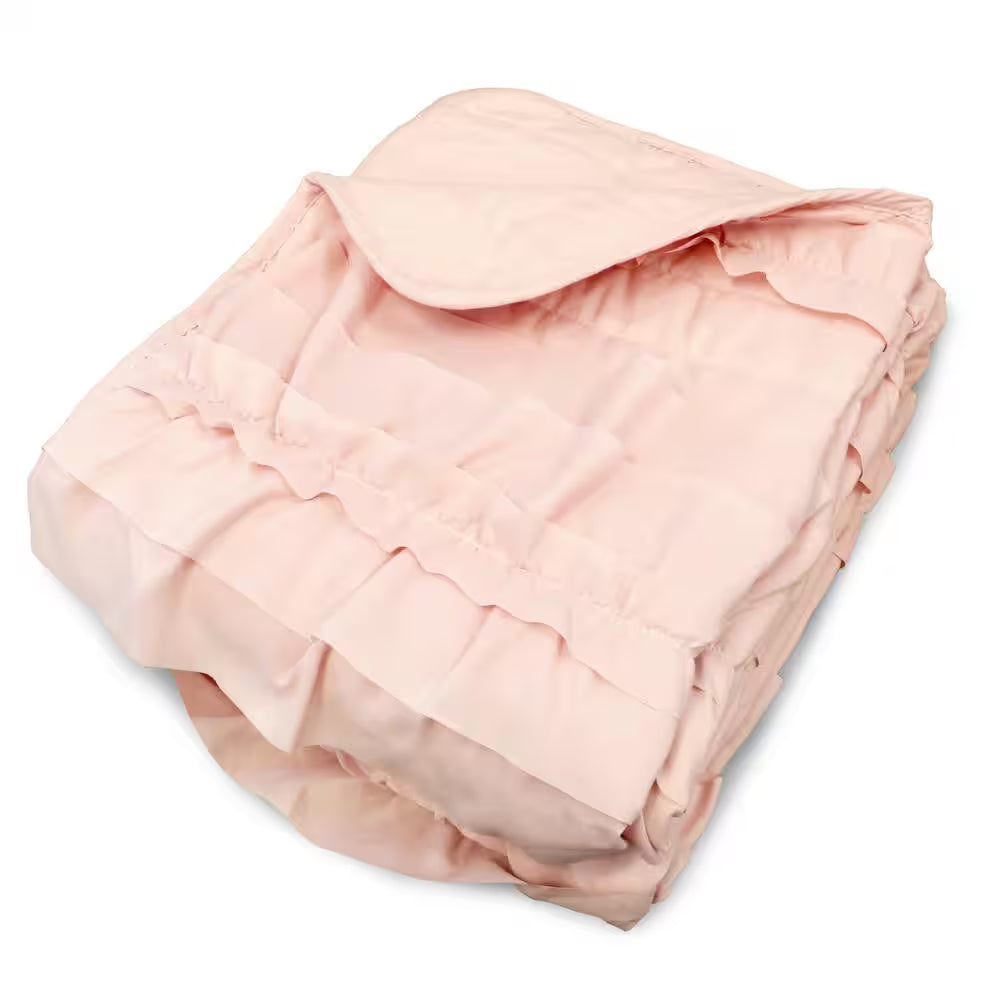 Belle Pink Blush Throw