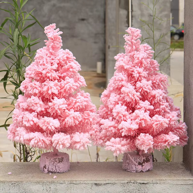 Strongwell Pink Christmas Tree Decoration Cherry Blossom Pink Christmas Tree Deluxe Encrypted Xmas Decoration for Christmas Gift