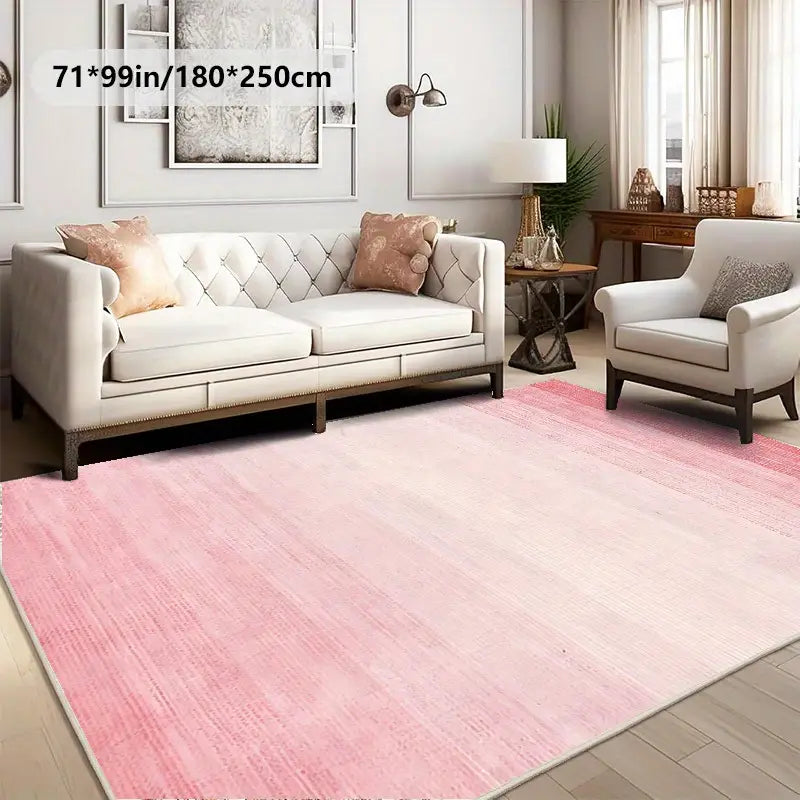 Cotton Candy Pink Ombre Rug (5x7)