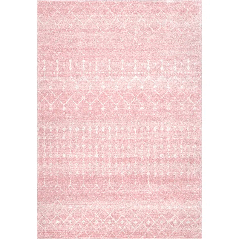 Merillat Moroccan Performance Pink Rug