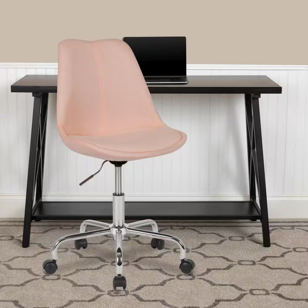 Pink Fabric Office/Desk Chair