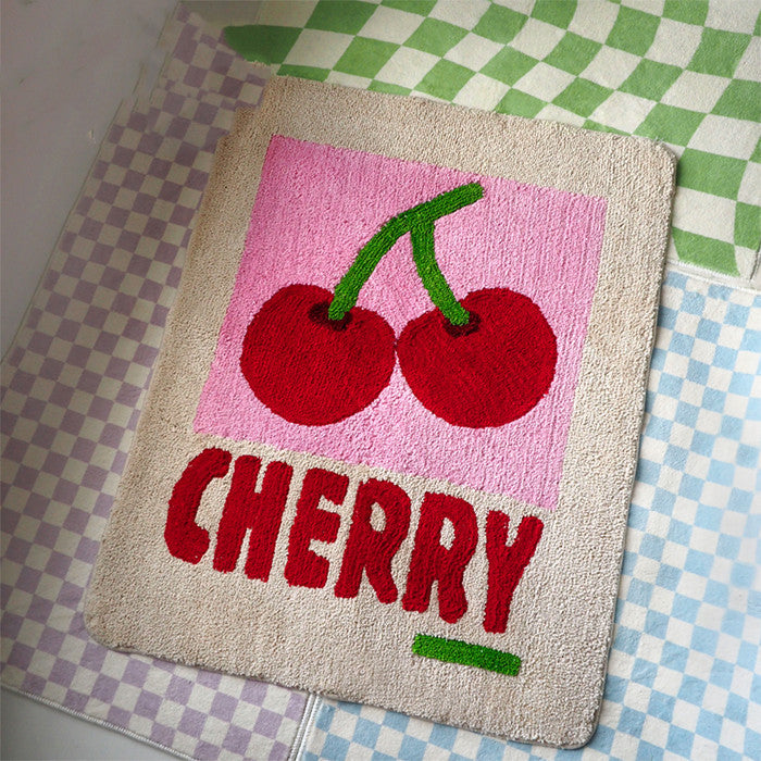 Handmade Cherry Sweetheart Rug