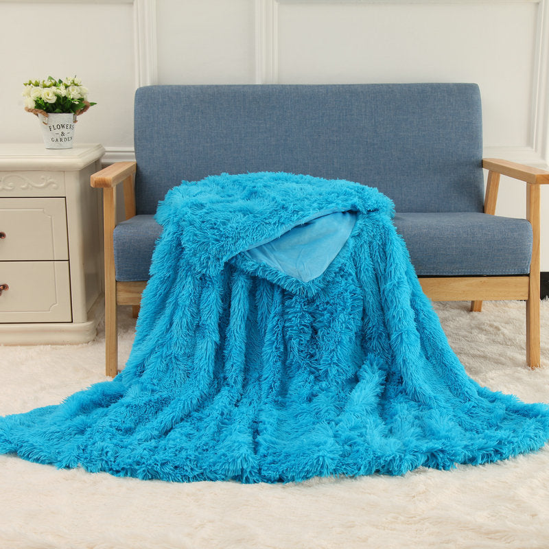 Plush Double Layer Blanket/Pillow Covers (Multiple Sizes)