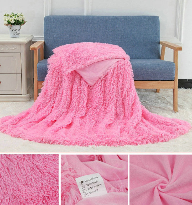 Plush Double Layer Blanket/Pillow Covers (Multiple Sizes)