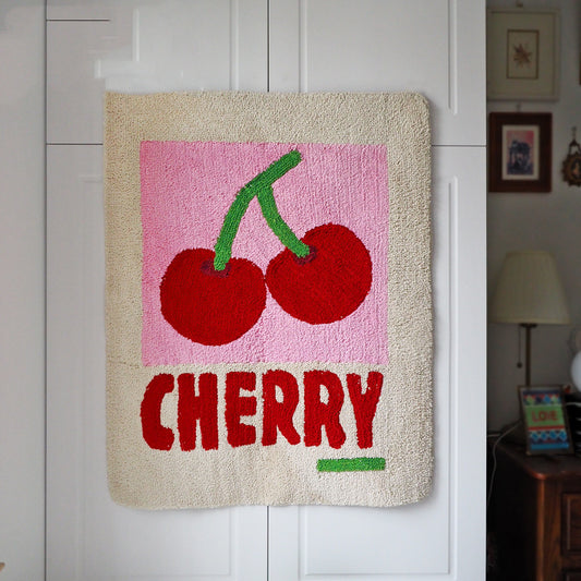 Handmade Cherry Sweetheart Rug