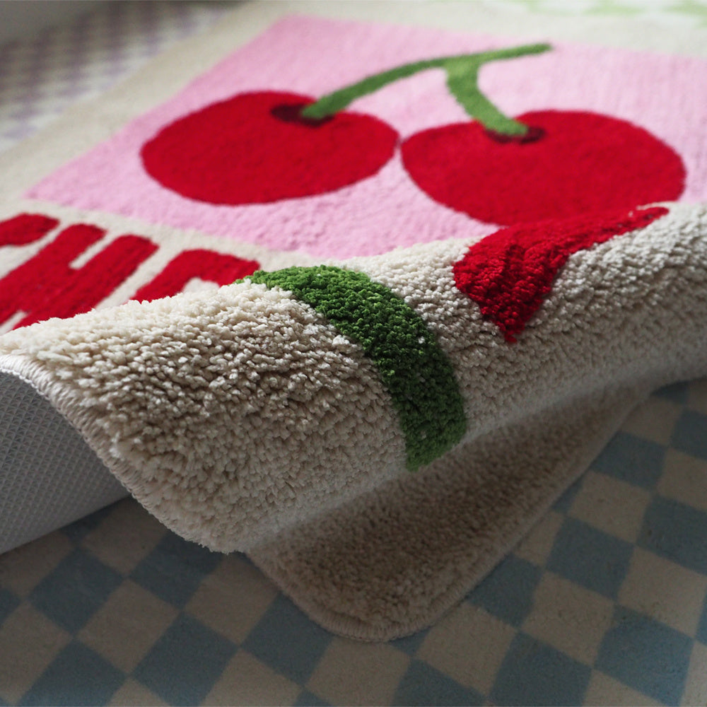 Handmade Cherry Sweetheart Rug