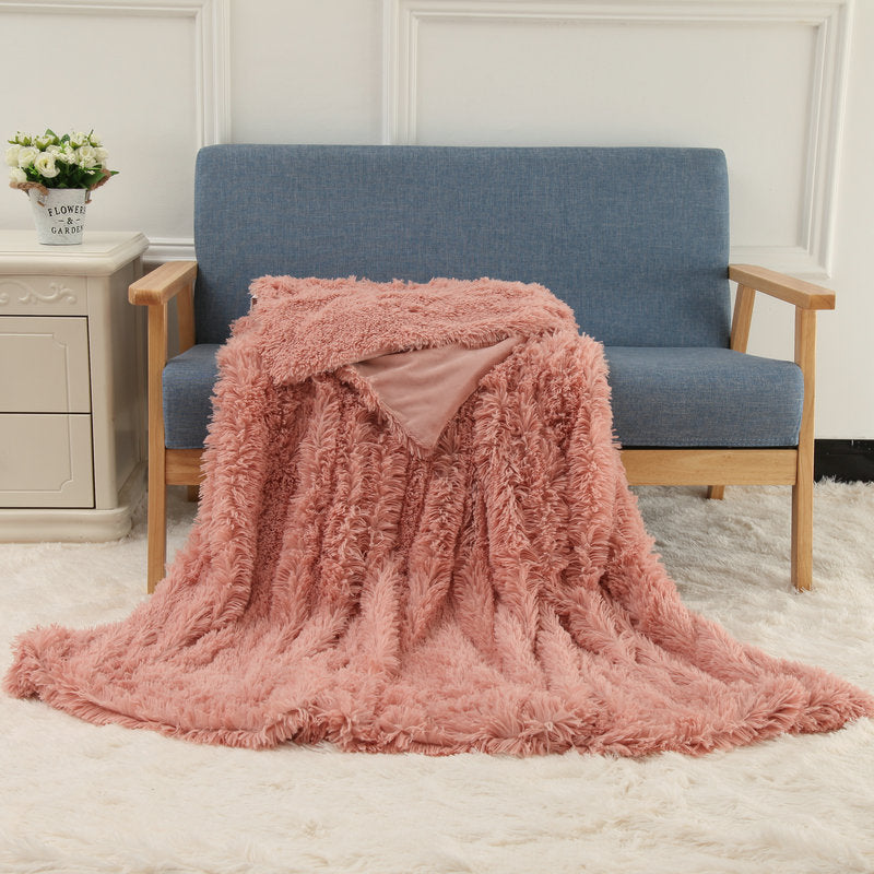 Plush Double Layer Blanket/Pillow Covers (Multiple Sizes)