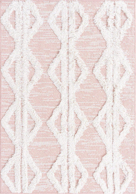 Sabrina Soto Casa Collection Rug – 2' X 3' Pink High Rug Perfect for Entryways, Kitchens, Breakfast Nooks, Accent Pieces