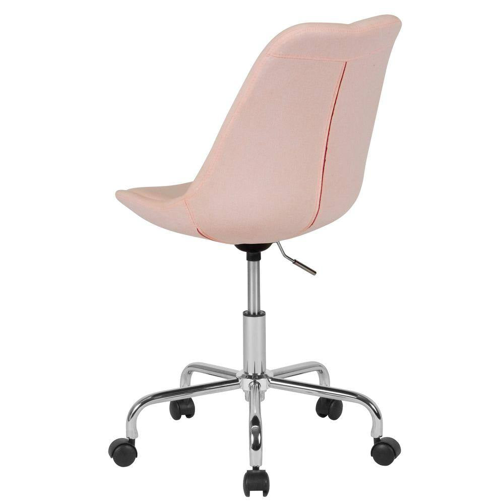 Pink Fabric Office/Desk Chair