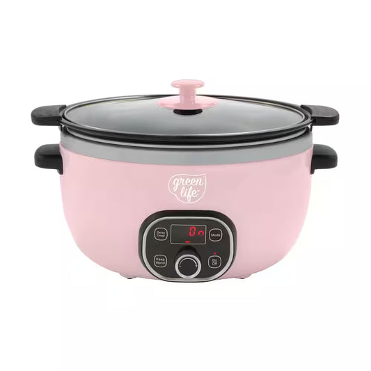 6 Qt. Pink Slow Cooker