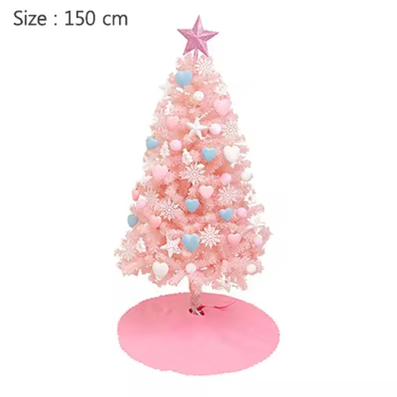 Strongwell Pink Christmas Tree Decoration Cherry Blossom Pink Christmas Tree Deluxe Encrypted Xmas Decoration for Christmas Gift