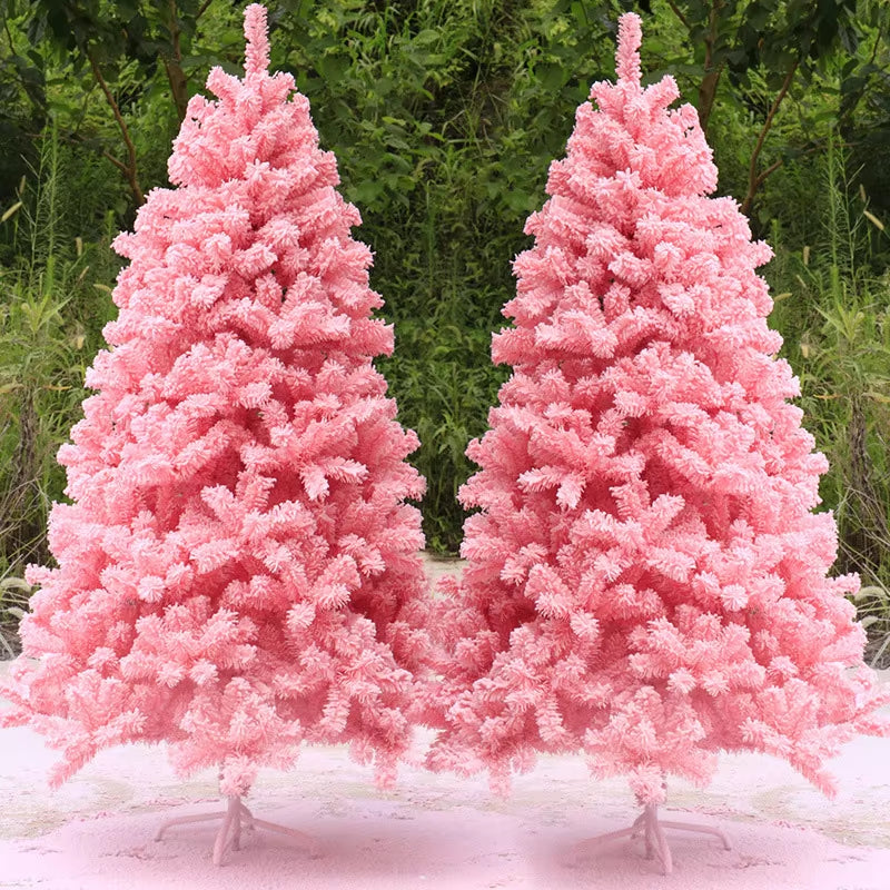 Strongwell Pink Christmas Tree Decoration Cherry Blossom Pink Christmas Tree Deluxe Encrypted Xmas Decoration for Christmas Gift