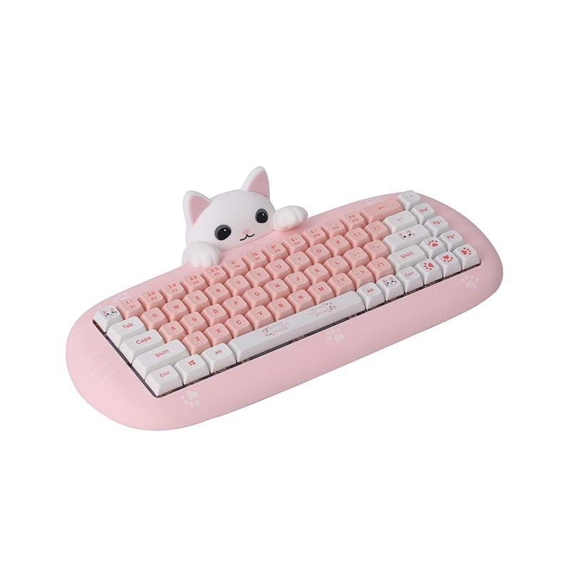 Kitty Pink Pixel Mini Keyboard