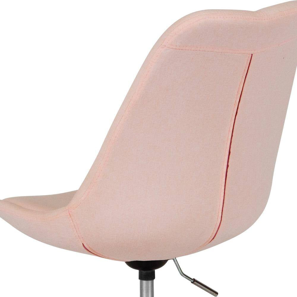 Pink Fabric Office/Desk Chair