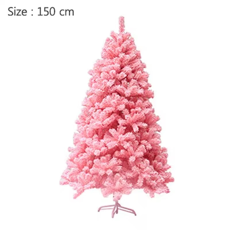 Strongwell Pink Christmas Tree Decoration Cherry Blossom Pink Christmas Tree Deluxe Encrypted Xmas Decoration for Christmas Gift