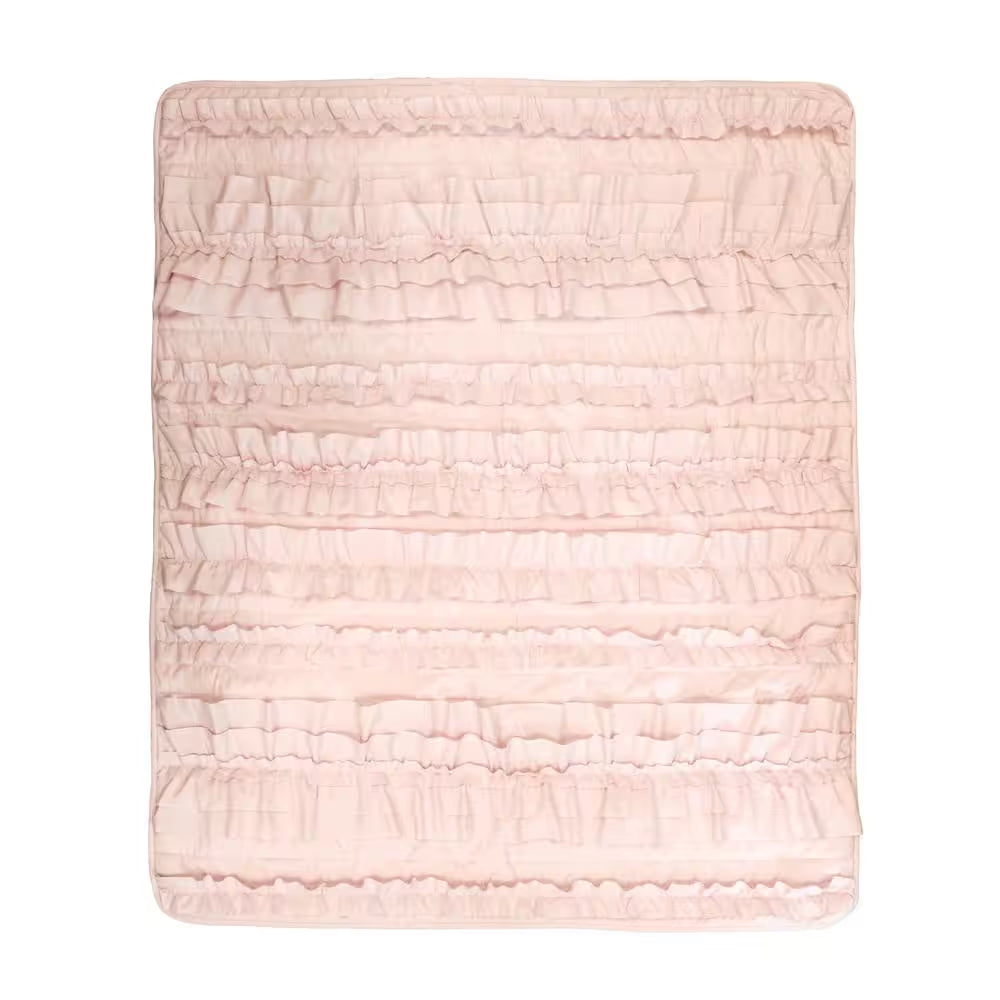 Belle Pink Blush Throw