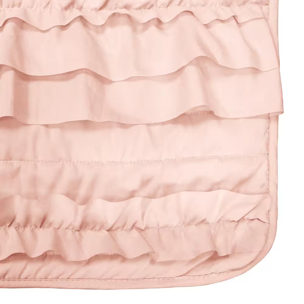 Belle Pink Blush Throw